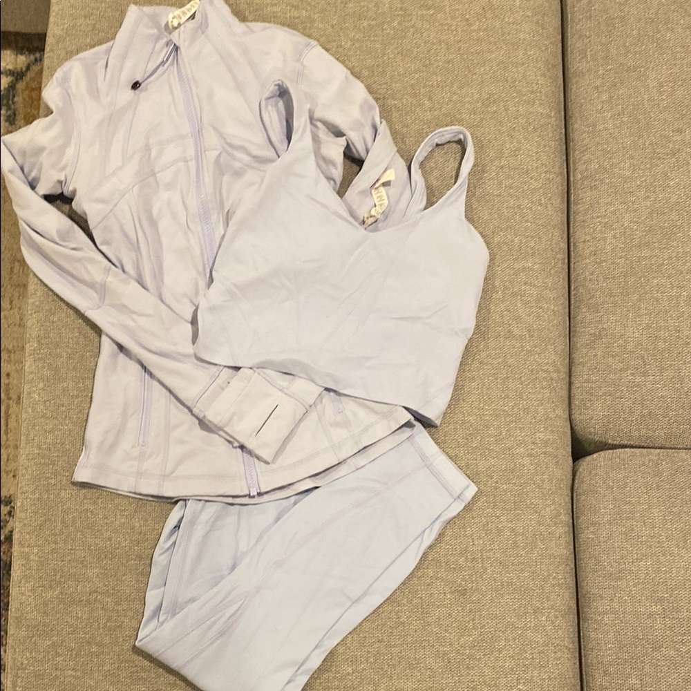 Lululemon Athletica Lavender Align Set